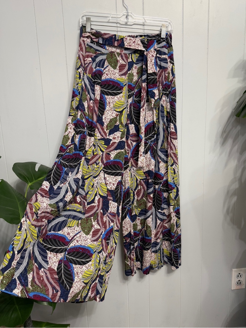 #5) Reborn Wide-Leg Pants in Navy, Yellow, Green & Burgundy